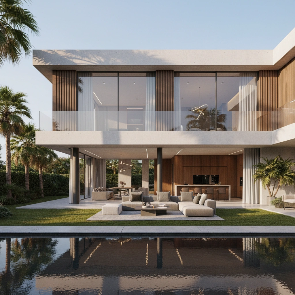 تصاميم فلل حديثة من الداخل والخارج