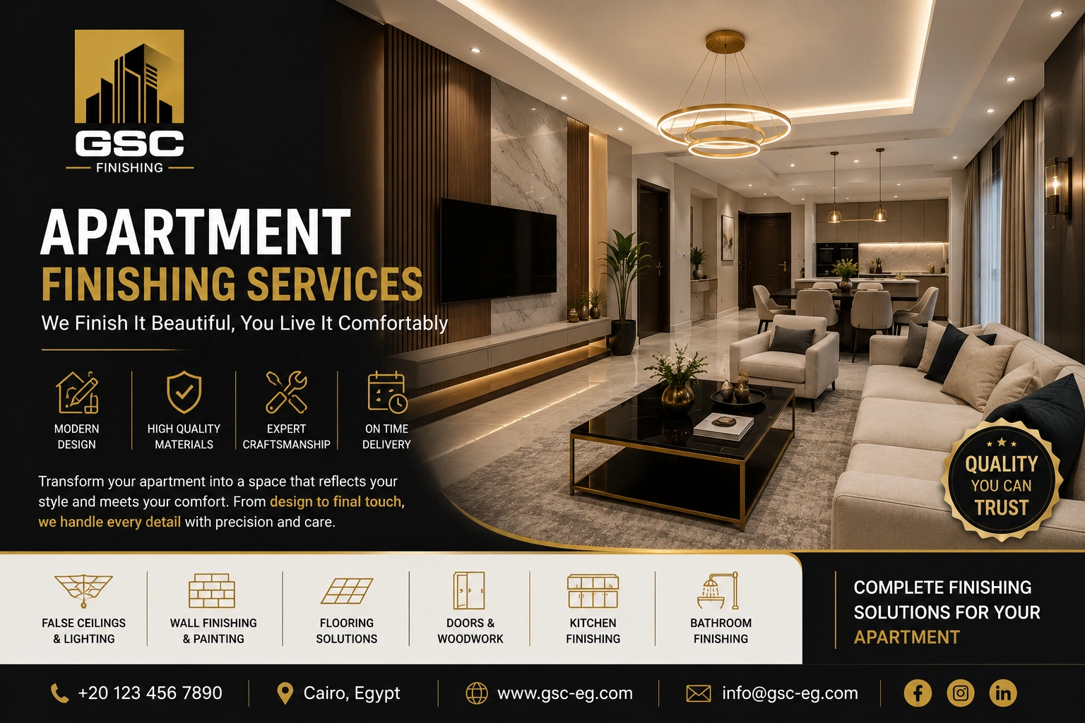 apartment finishing services