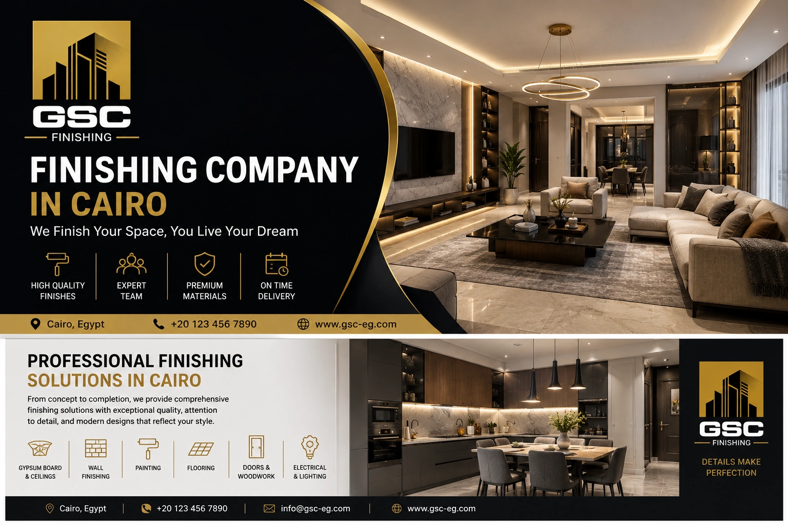 finishing company in cairo
